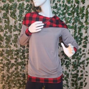 Dressfo Women's Bodycon Cabincore Oversized Hood Hoodie Top size S